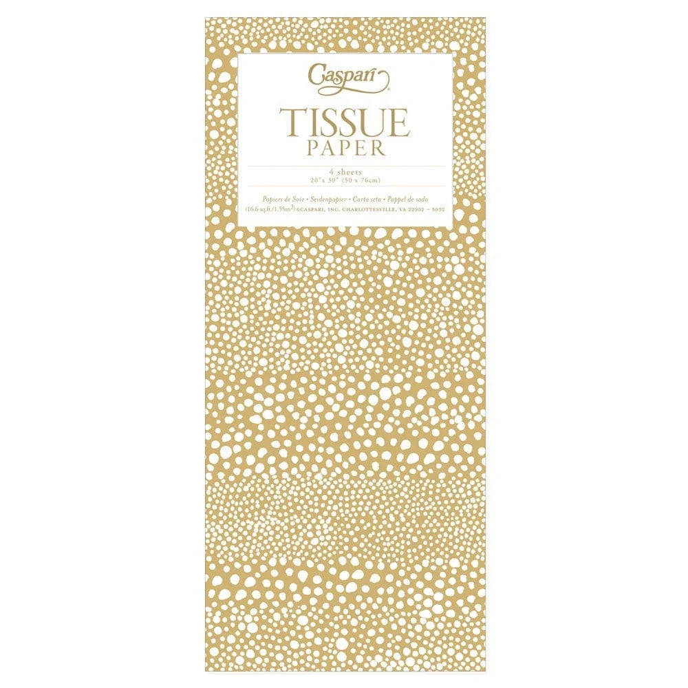 Pebble Tissue Paper in Gold
