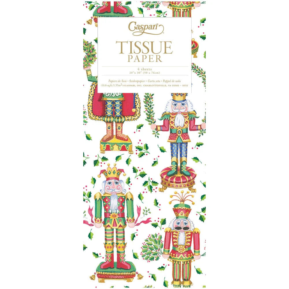 Nutcracker Christmas White Tissue Pack