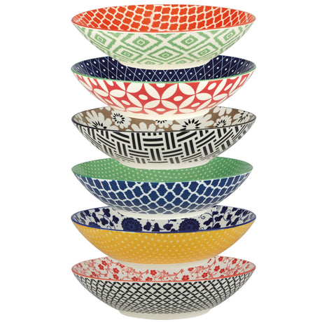 Soho Set of 6 Dinner Bowls 9.25in x 2.25in High