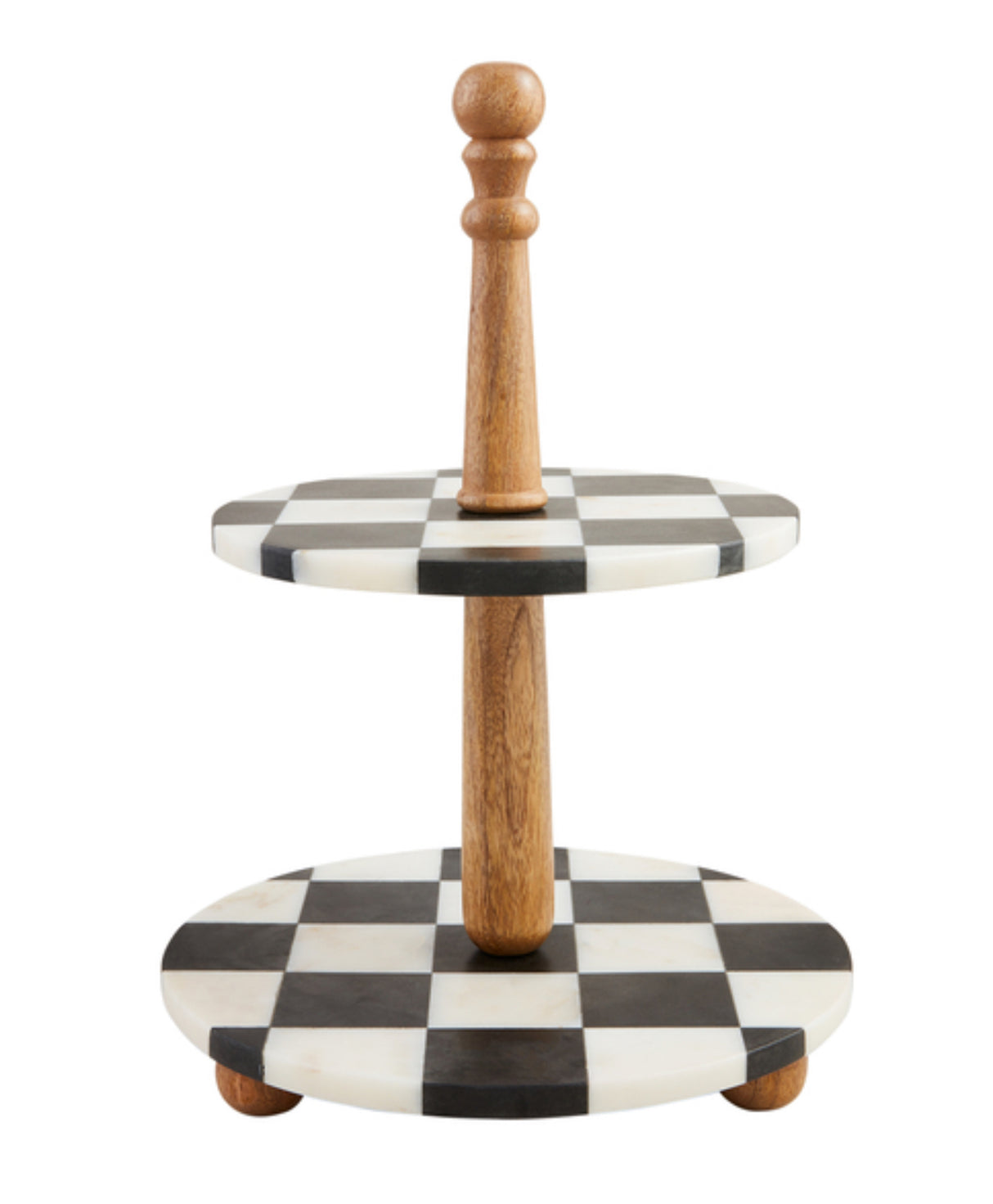 Checkered Marble Tiered Server