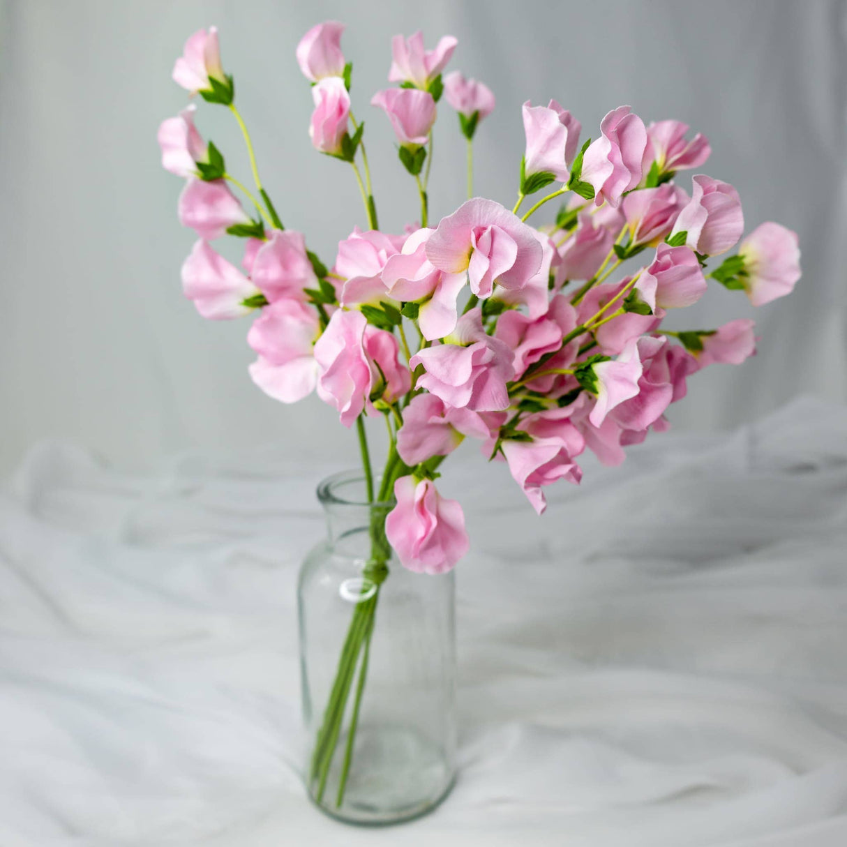 Pink Sweet Pea  - Realistic Artificial Flowers