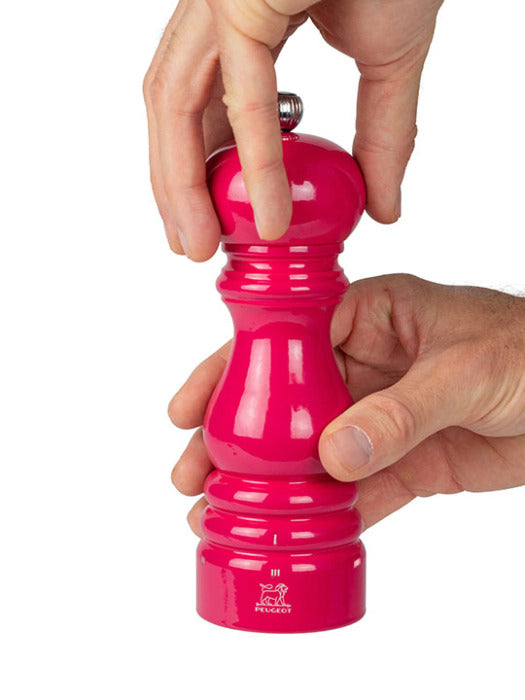 Candy Pink Wood Pepper Mill