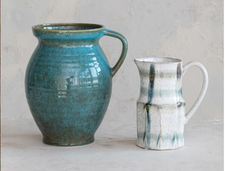4 Quart Stoneware Jug w/Handle