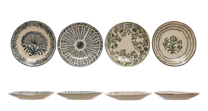 Green Stoneware Plate
