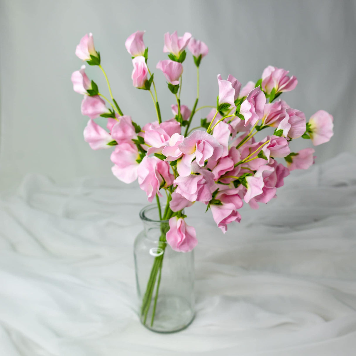 Pink Sweet Pea  - Realistic Artificial Flowers