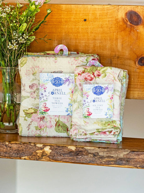 Apple Blossom Patchwork Tea Towel Bundle