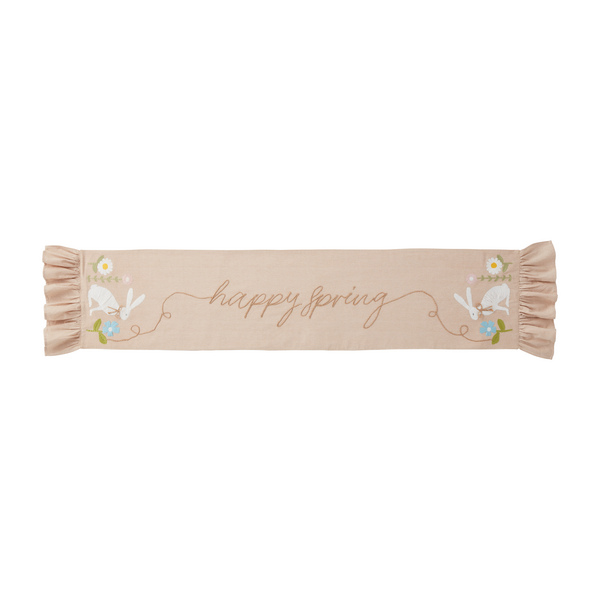 Happy Spring Bunny Table Runner