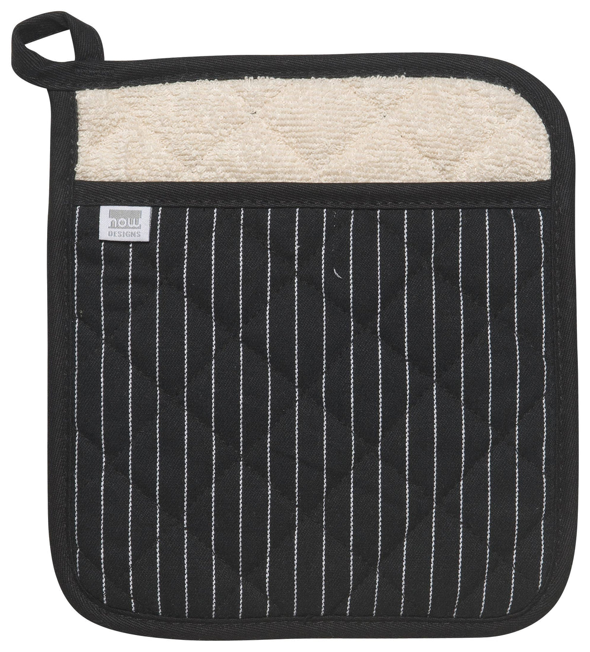 Superior Black Pinstripe Potholder