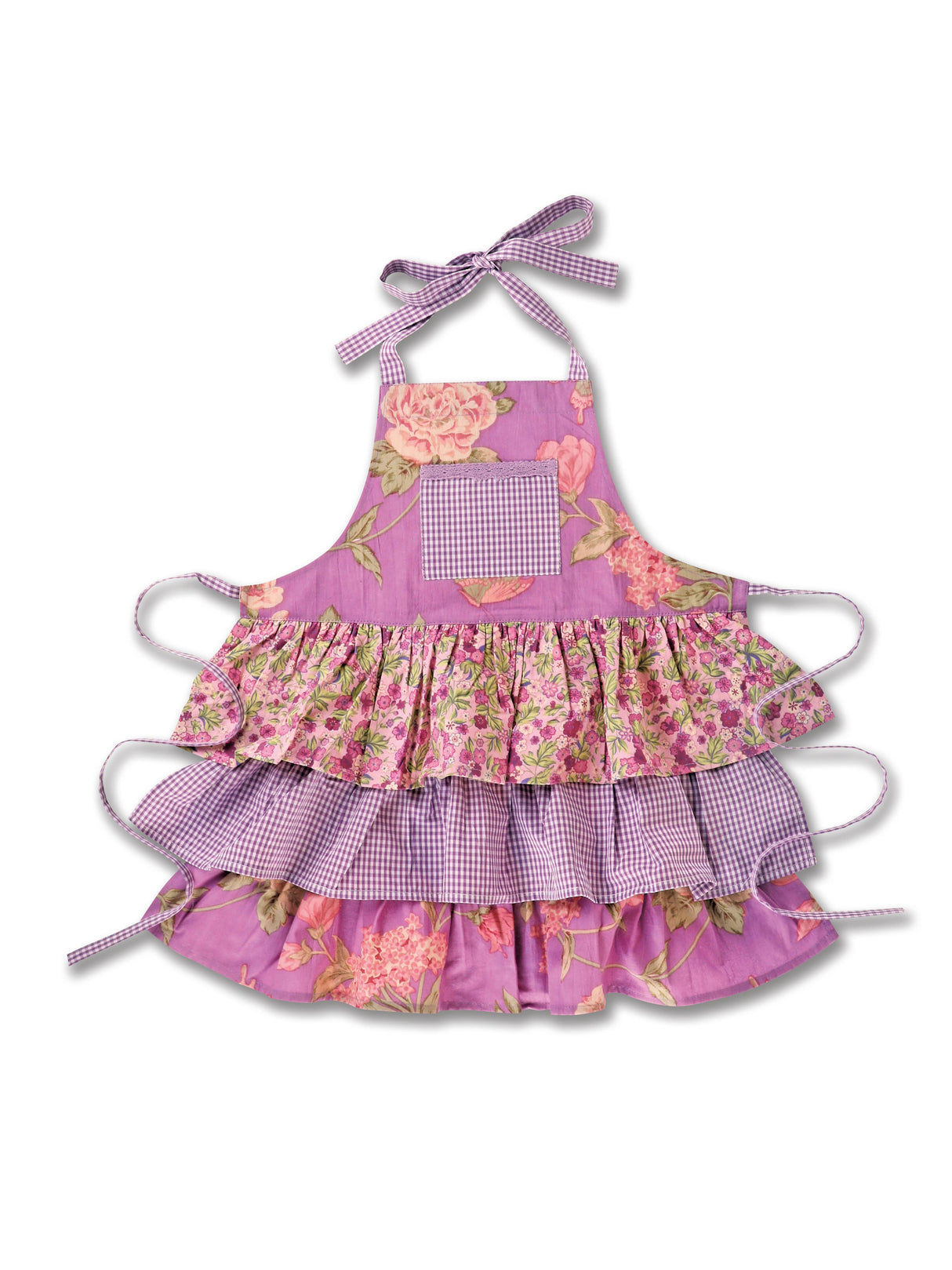 Lilac Patchwork Kid's Apron