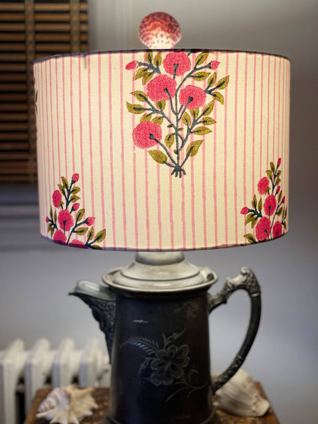 Floral Block Print Shade