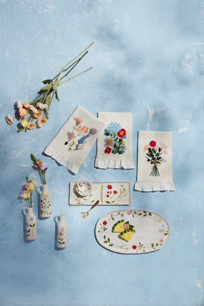 Flower Tray and Dip Set