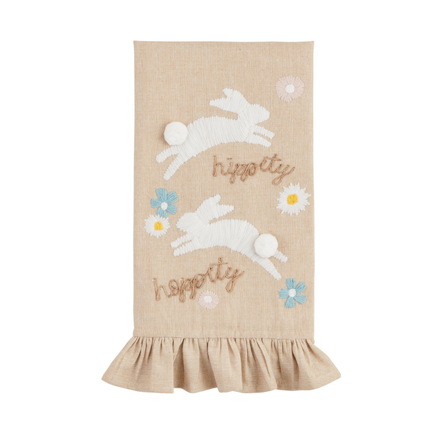 Embroidered Hippity Towel