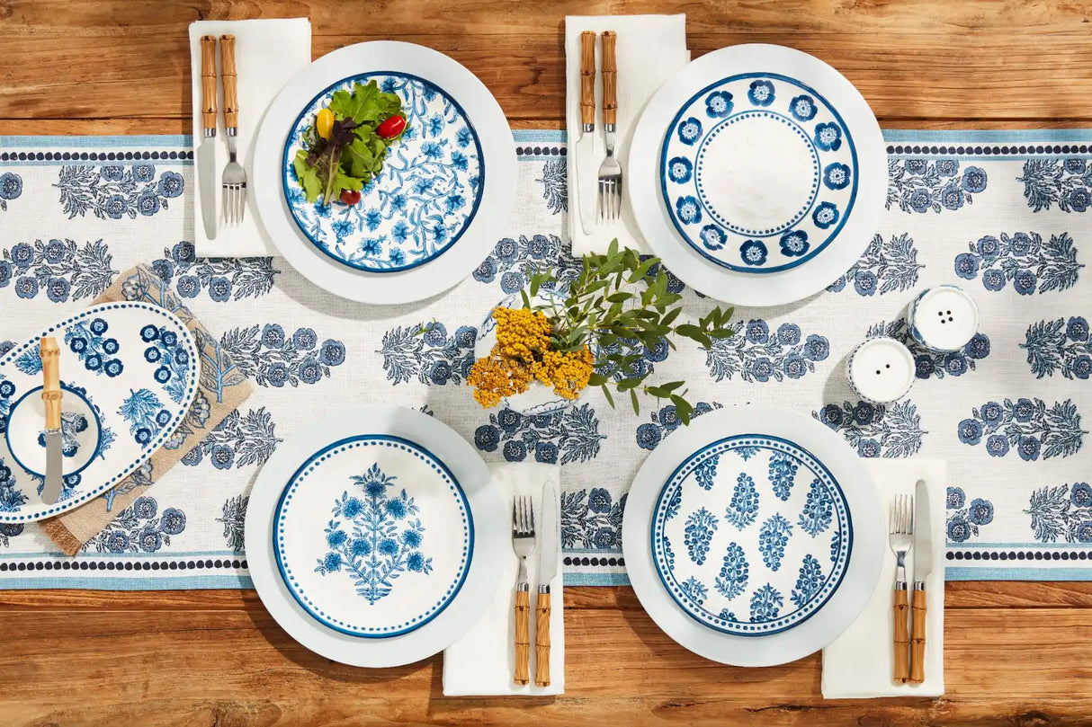Blooms Print Salad Plate