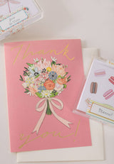 Thank You Bouquet Greeting Card