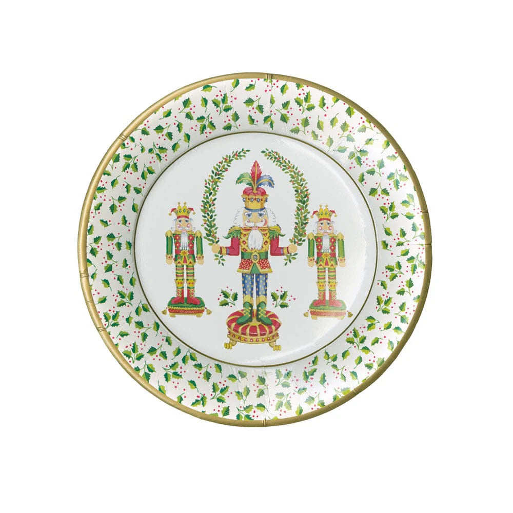 Nutcracker Chistmas Salad & Dessert Plates