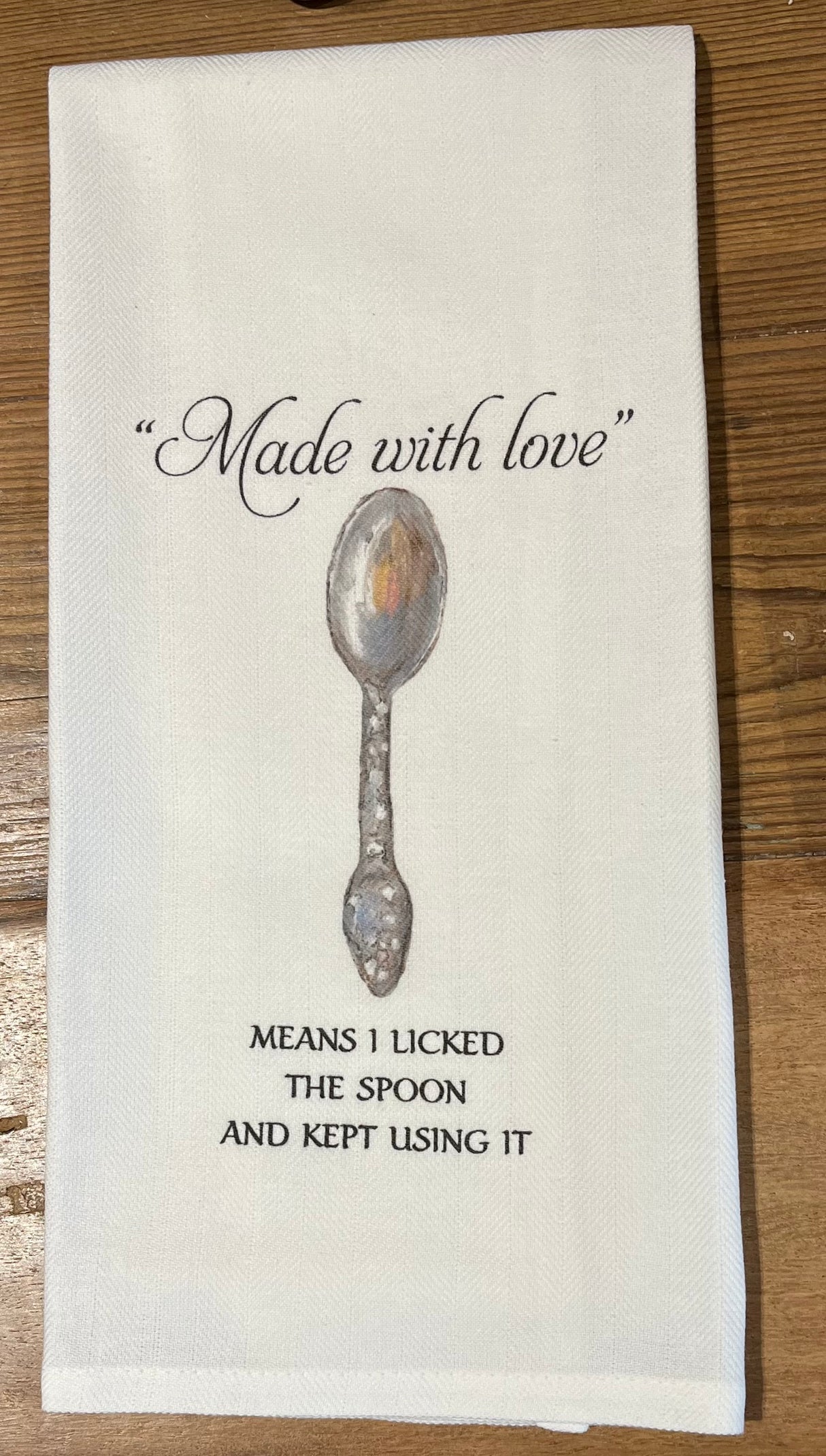 "Made With Love" Tea Towel