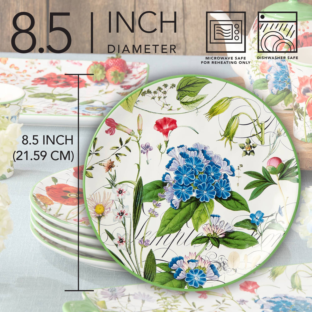 Greenhouse Salad Plates 8.5in asst