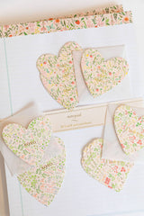 Hugs and Kisses Floral Heart Gift Enclosures