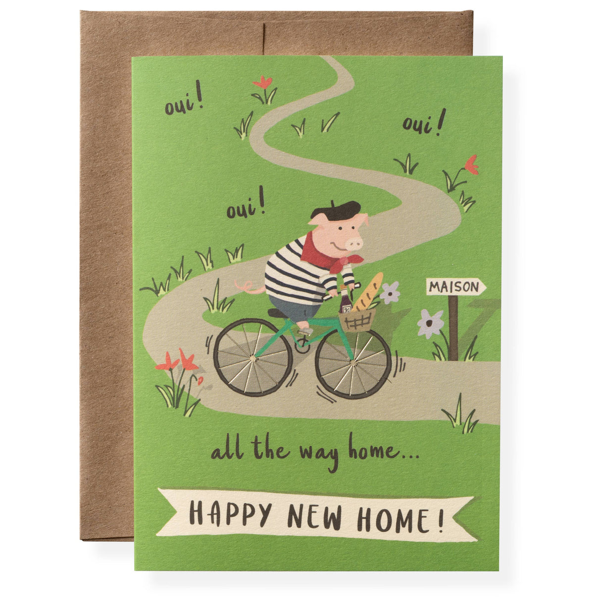 Oui Oui Greeting Card