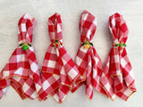 Fruit Fly Napkin Rings, set of four