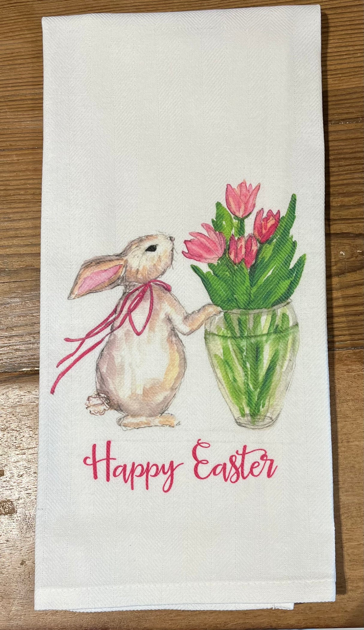 Happy Easter Tea Towel