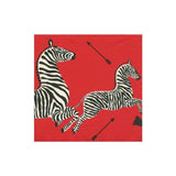 Red Zebra Cocktail Napkins