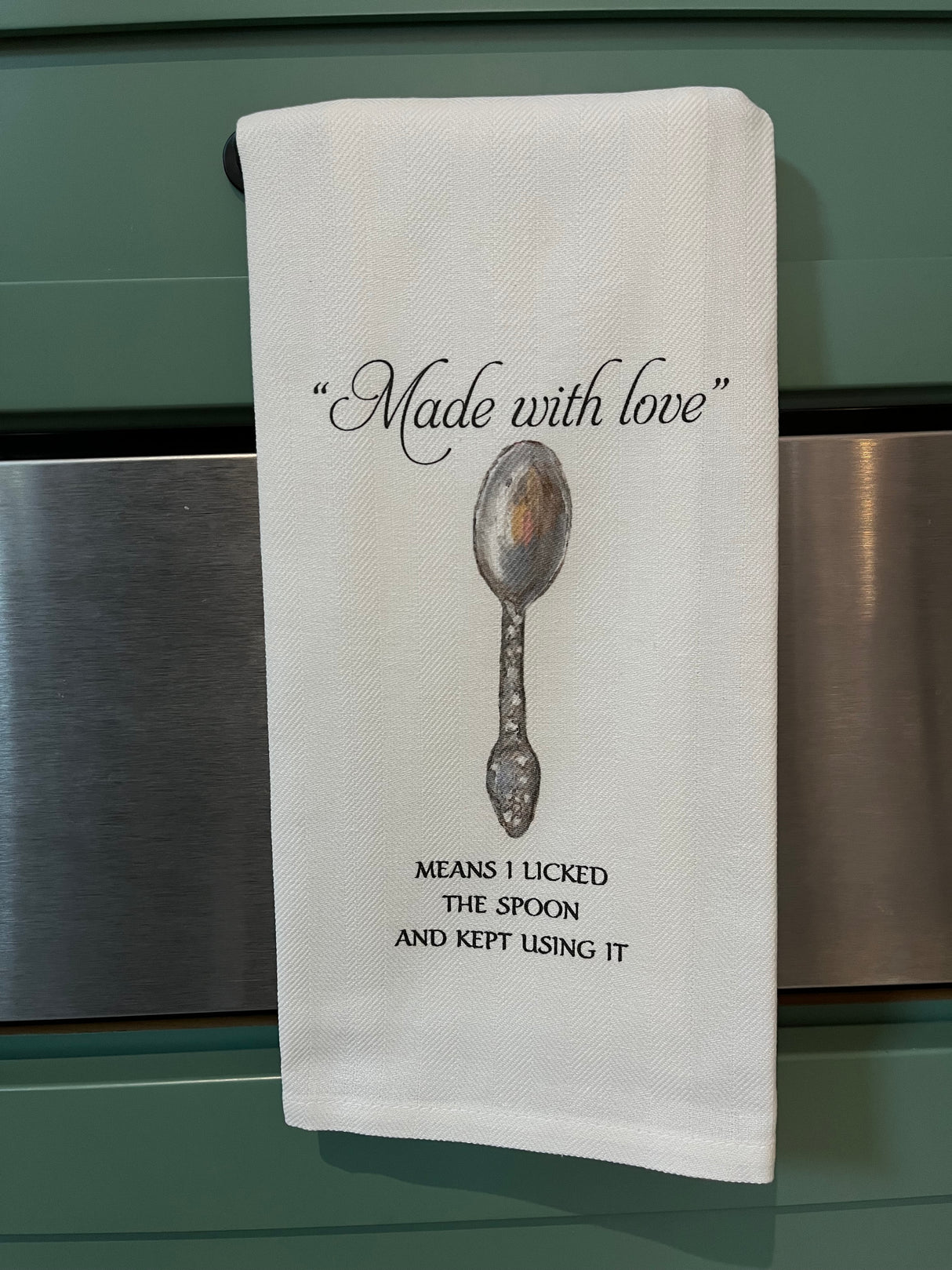 "Made With Love" Tea Towel