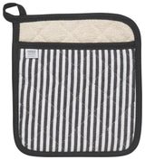 Superior Black Narrow Stripe Potholder