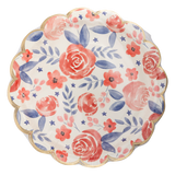 PLPL362 - Watercolor Floral Paper Plate