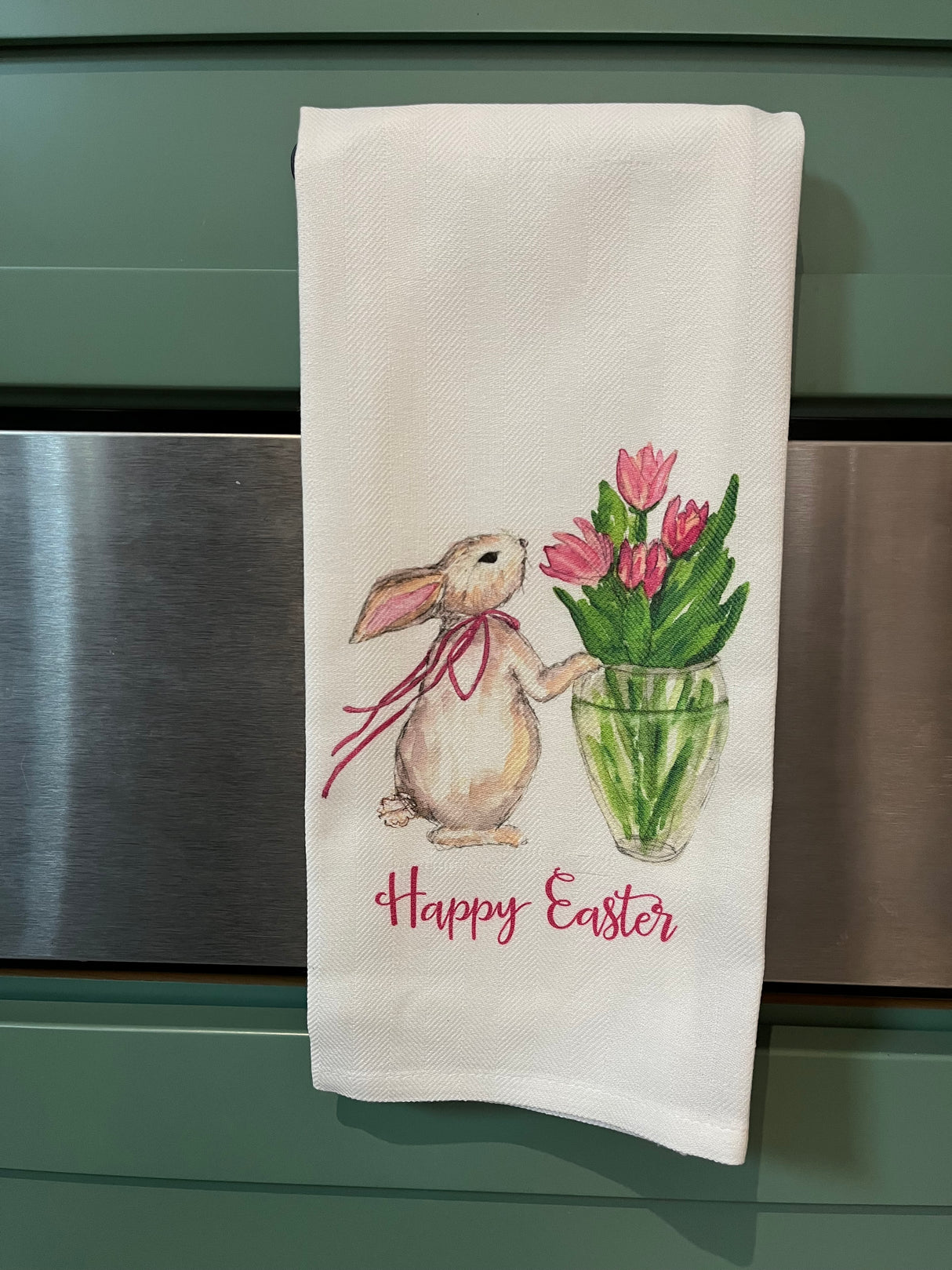 Happy Easter Tea Towel