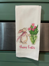 Happy Easter Tea Towel