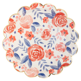 PLPL362 - Watercolor Floral Paper Plate