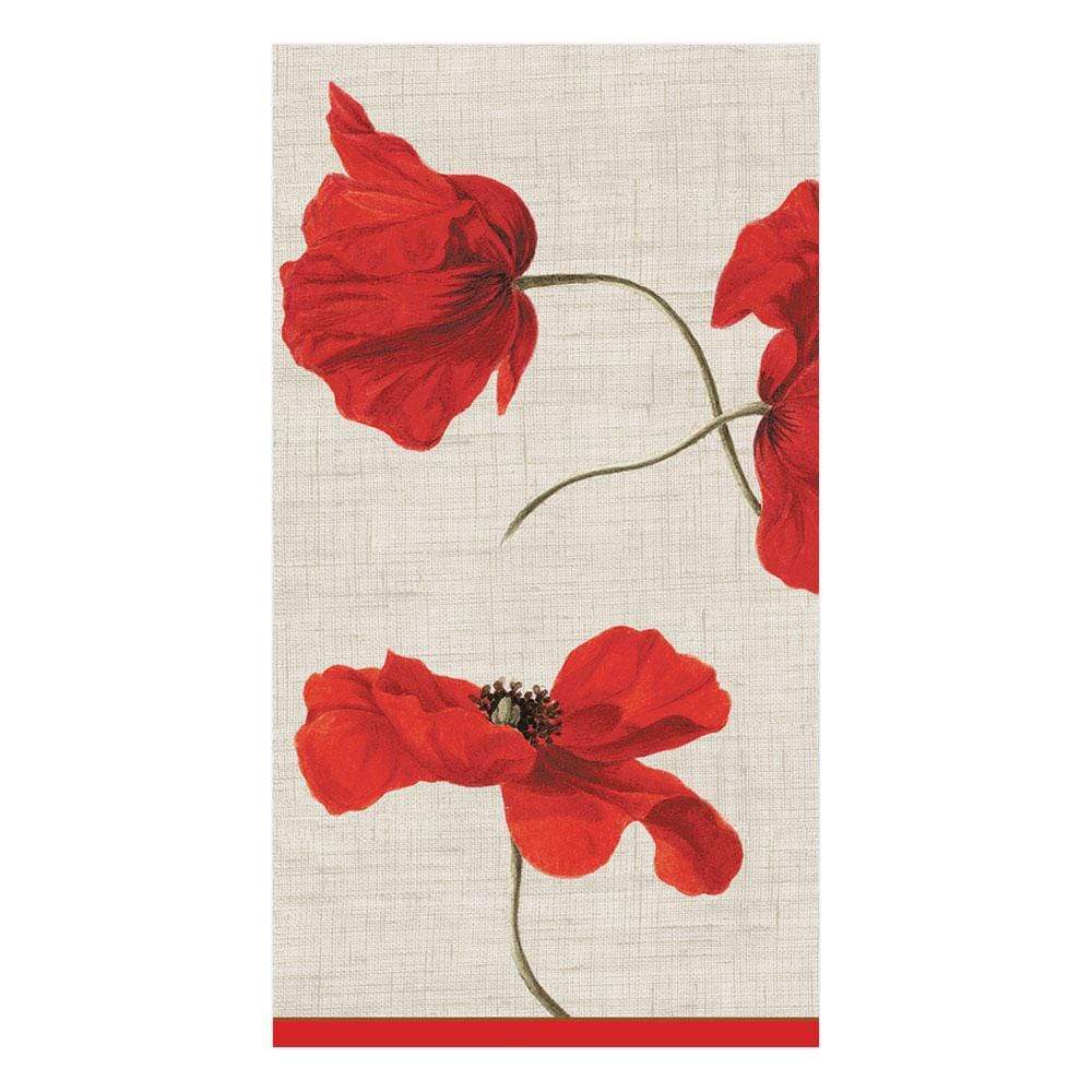 Dancing Poppies Guest Towel