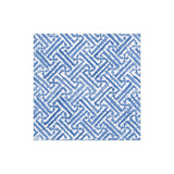 Fretwork Blue Cocktail Napkins