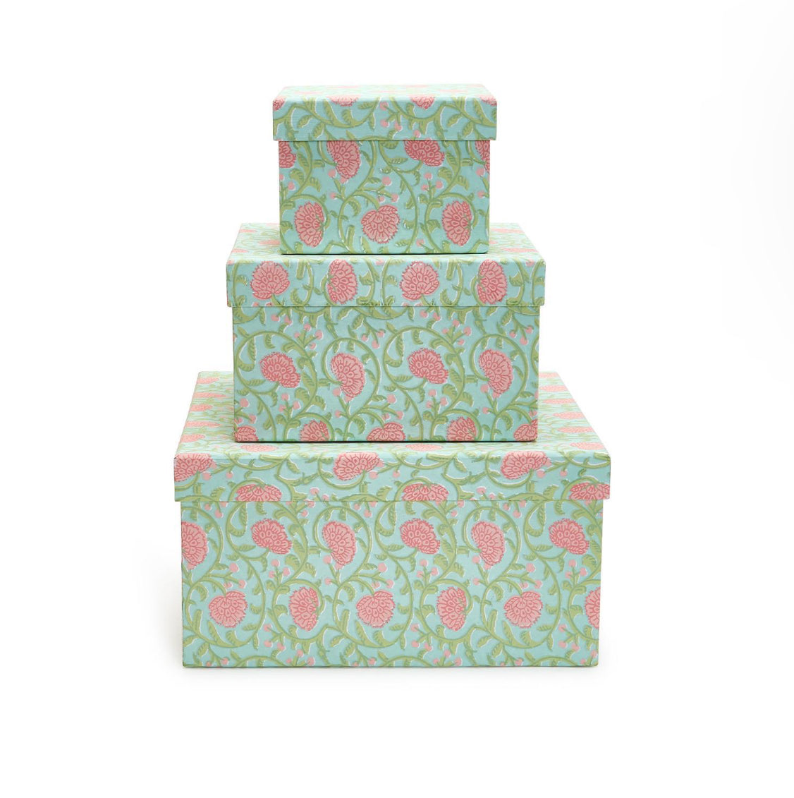 Floral Cotton Paper Box Assortment