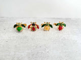 Fruit Fly Napkin Rings, set of four