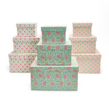 Floral Cotton Paper Box Assortment