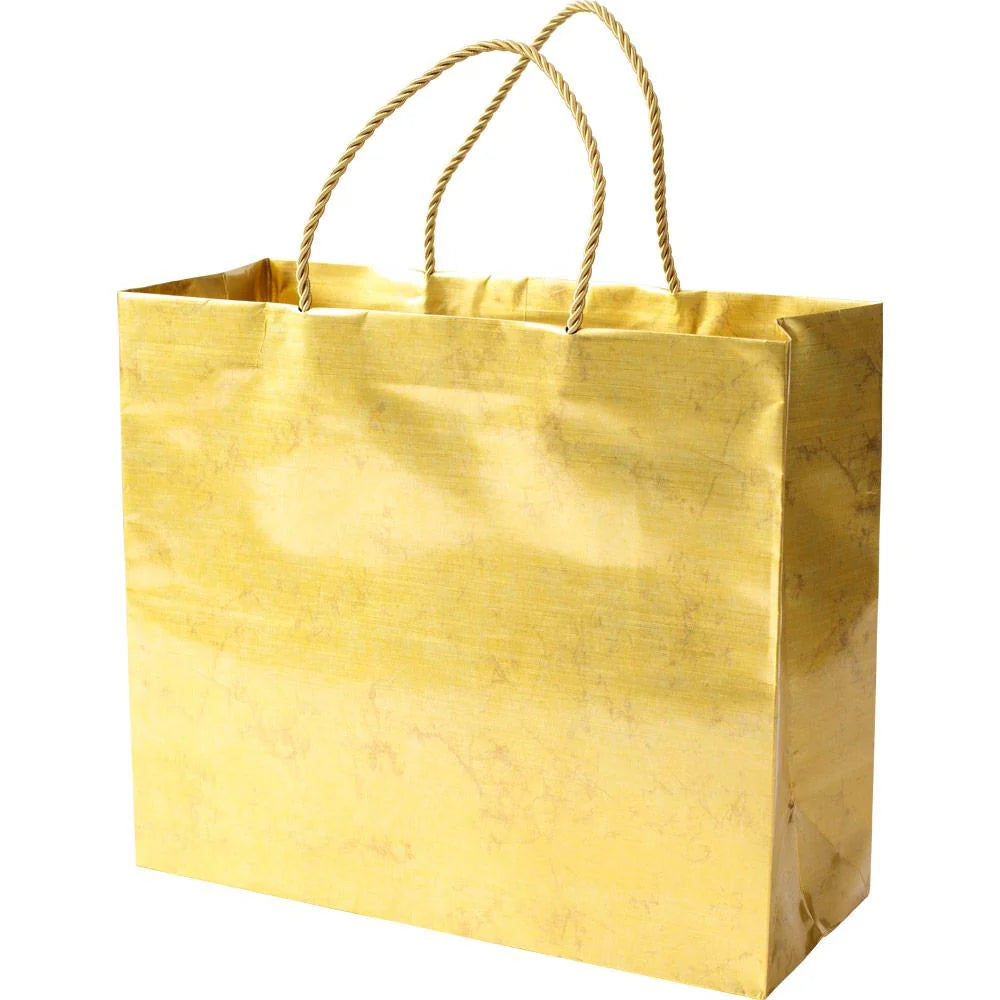 Antique Gold Large Gift Bag