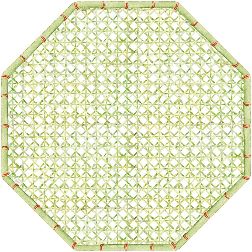 Trellis Octagonal Paper Placemats