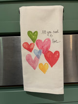 All You Need Is Love Tea Towel