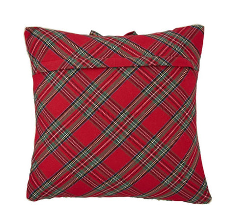 Tree Tartan Hook Wool Pillow