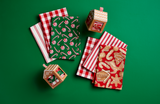 Peppermint Christmas House Towel Set