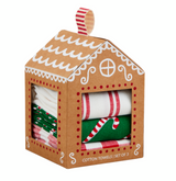 Peppermint Christmas House Towel Set