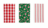 Peppermint Christmas House Towel Set