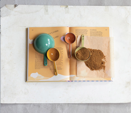 Enameled Stainless Steel Measuring Cups