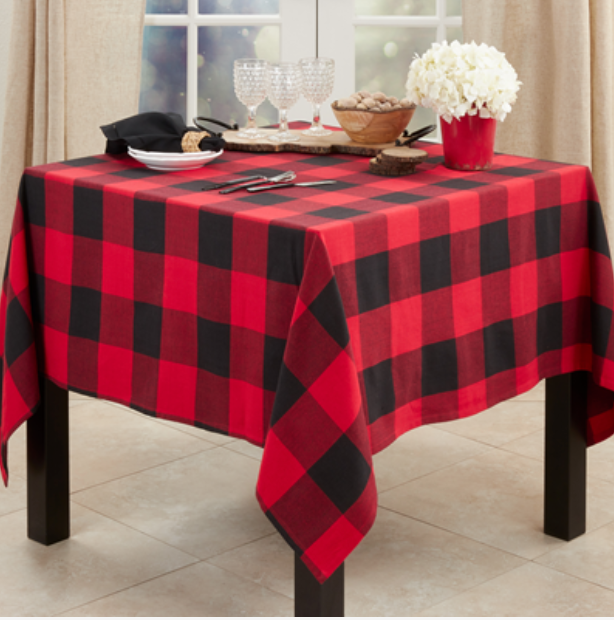 Buffalo Plaid Tablecloth