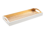 Pebble Gold Lacquer Bar Tray