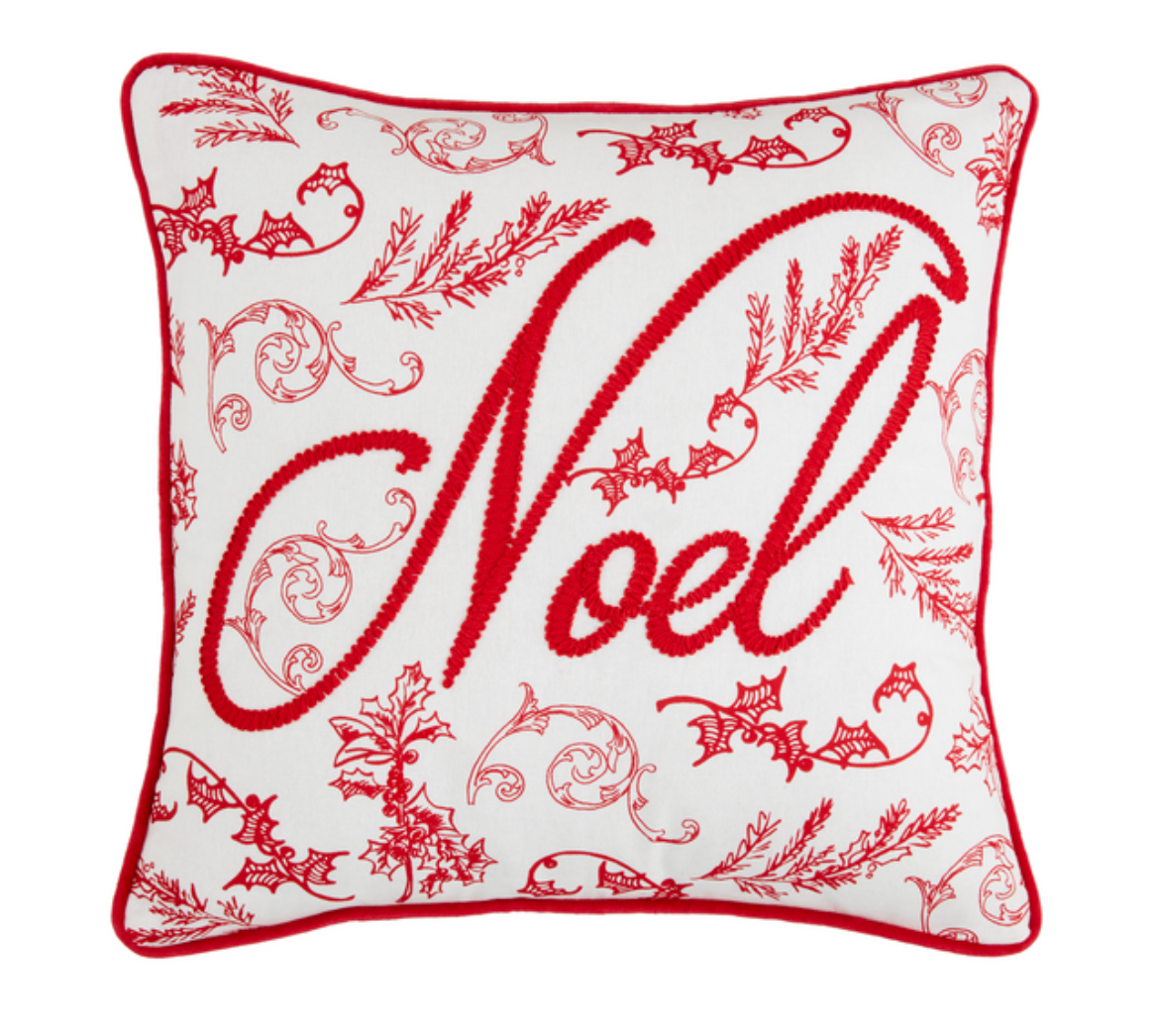 NOEL TOILE PILLOW