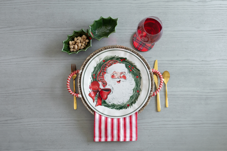 Santa Platter & Basket Set