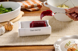 CRANBERRY DISH SET